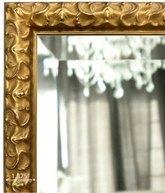 Countess Gold Leaf Ornate Vintage Victorian Framed Wall Mirror - West Frames