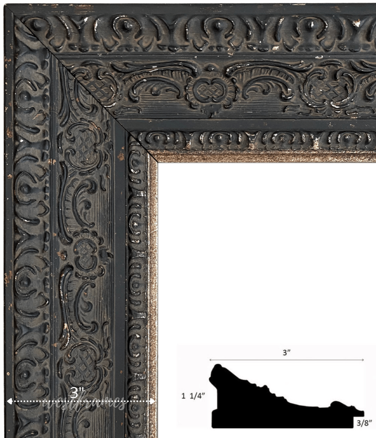 black wood frame png