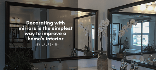 Decorating with mirrors is the simplest way to improve a home's interior - West Frames