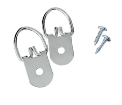 20 lbs. 1-Hole D-Ring Hangers (2-Pack) - West Frames