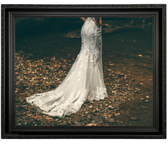 Adela Vintage Black Ornate Wood Gallery Picture Frame - West Frames