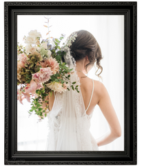 Adela Vintage Black Ornate Wood Gallery Picture Frame - West Frames