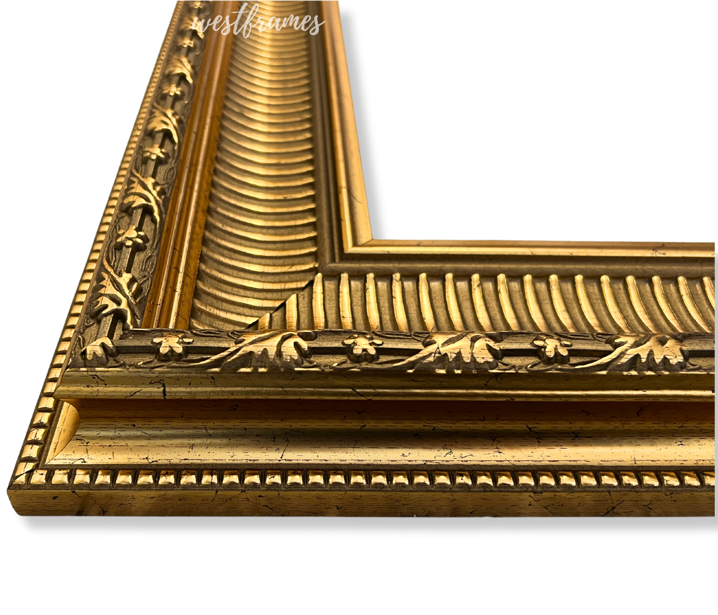 Baroness Ornate Antique Gold Rococo Victorian Museum Gallery Picture Frame - West Frames