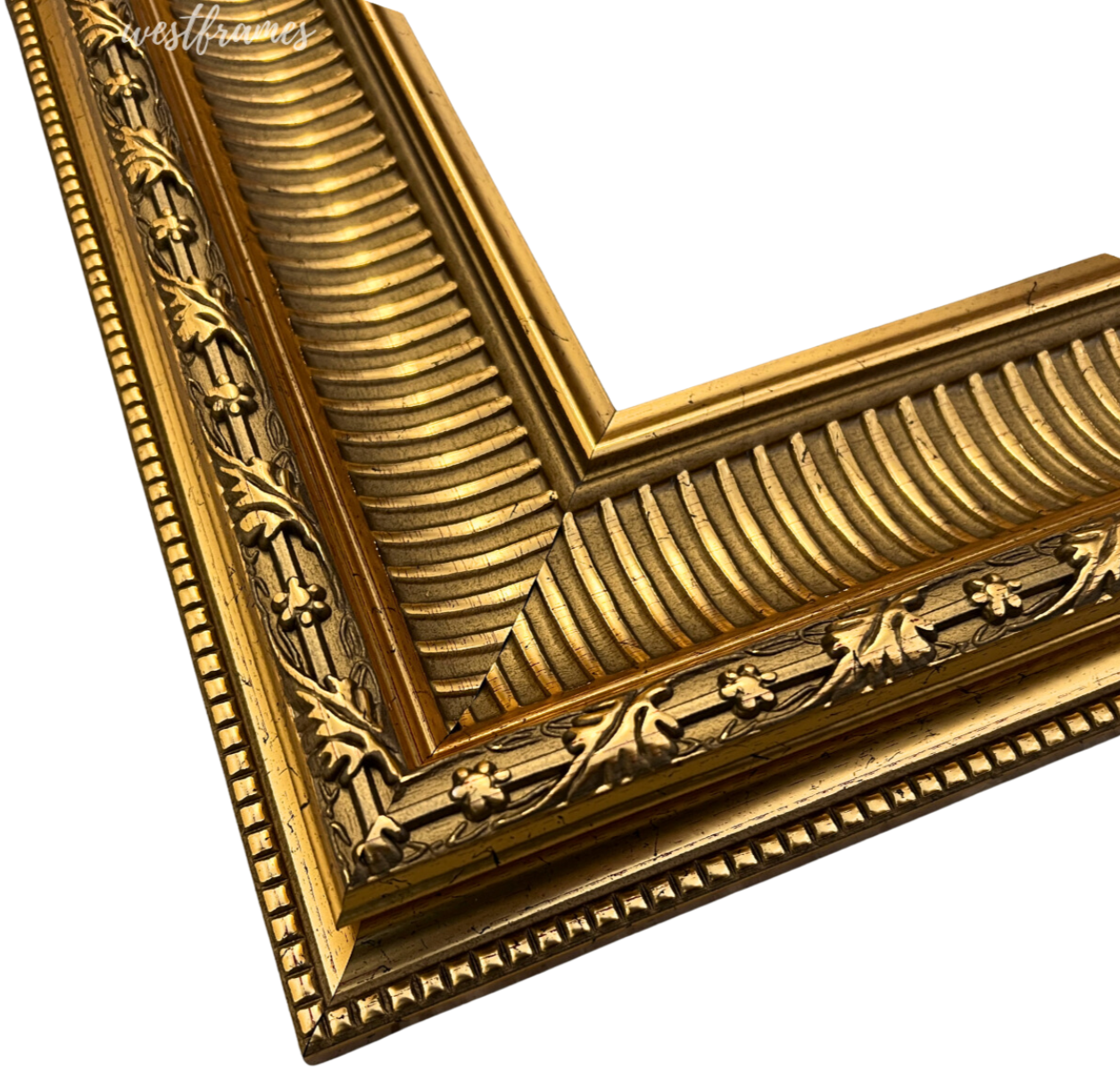 Baroness Ornate Antique Gold Rococo Victorian Picture Frame - West Frames
