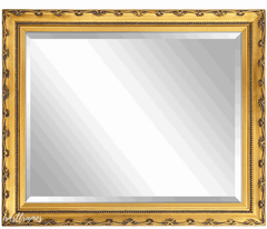 Camilla French Ornate Antique Gold Patina Finish Wood Framed Wall Mirror - West Frames