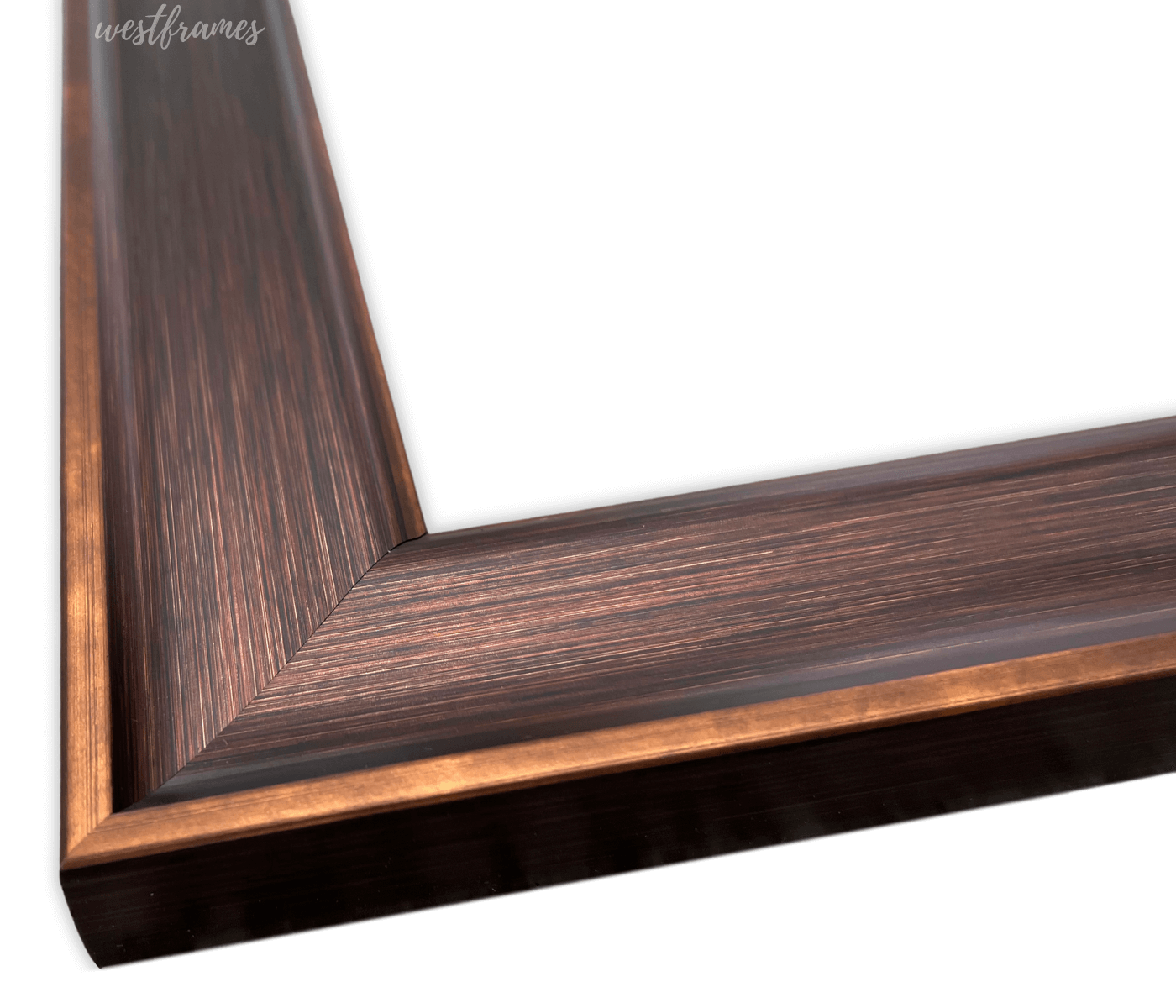 Diego Brushed Bronze Wall Picture Frame - West Frames