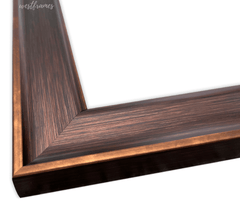 Diego Brushed Bronze Wall Picture Frame - West Frames