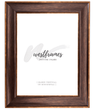 Diego Brushed Bronze Wall Picture Frame - West Frames