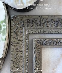 Duchess Ornate Antique Grey Wood Wall Picture Frame 1 Inch Wide - West Frames