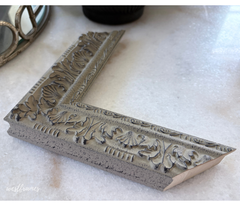 Duchess Ornate Antique Grey Wood Wall Picture Frame 2 Inch Wide - West Frames