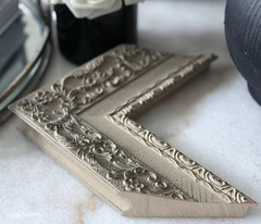 Duchess Ornate Antique Grey Wood Wall Picture Frame 3.25 Inch Wide - West Frames