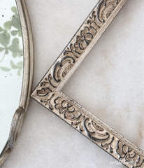 Duchess Ornate Champagne Silver Wood Wall Picture Frame 1 Inch Wide - West Frames