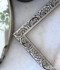 Duchess Ornate French Country Distressed Ivory Wood Picture Frame 1 Inch Wide - West Frames