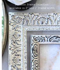 Duchess Ornate French Country Distressed Ivory Wood Picture Frame 2 Inch Wide - West Frames