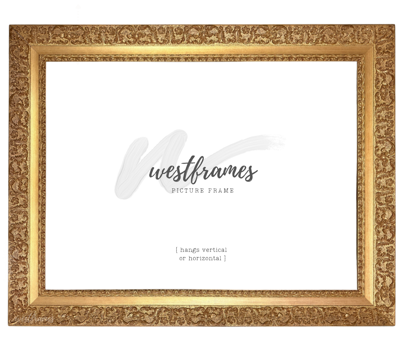 Duchess Ornate Gold Wood Wall Picture Frame 3.25 Inch Wide - West Frames