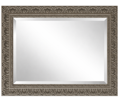 Duchess French Country Ornate Framed Wall Mirror Antique Gray
