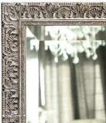 Duchess French Country Ornate Framed Wall Mirror Champagne Silver