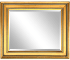 Gallery Classic Antique Gold Leaf Wood Framed Wall Mirror 2" - West Frames