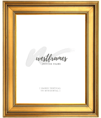 Gallery Classic Antique Gold Leaf Wood Plein Air Picture Frame 2" - West Frames