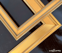 Gallery Classic Antique Gold Leaf Wood Plein Air Picture Frame 2" - West Frames