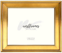 Gallery Classic Antique Gold Leaf Wood Plein Air Wall Picture Frame 3" - West Frames