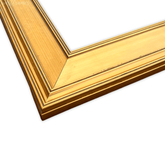 Gallery Classic Antique Gold Leaf Wood Plein Air Wall Picture Frame 3" - West Frames