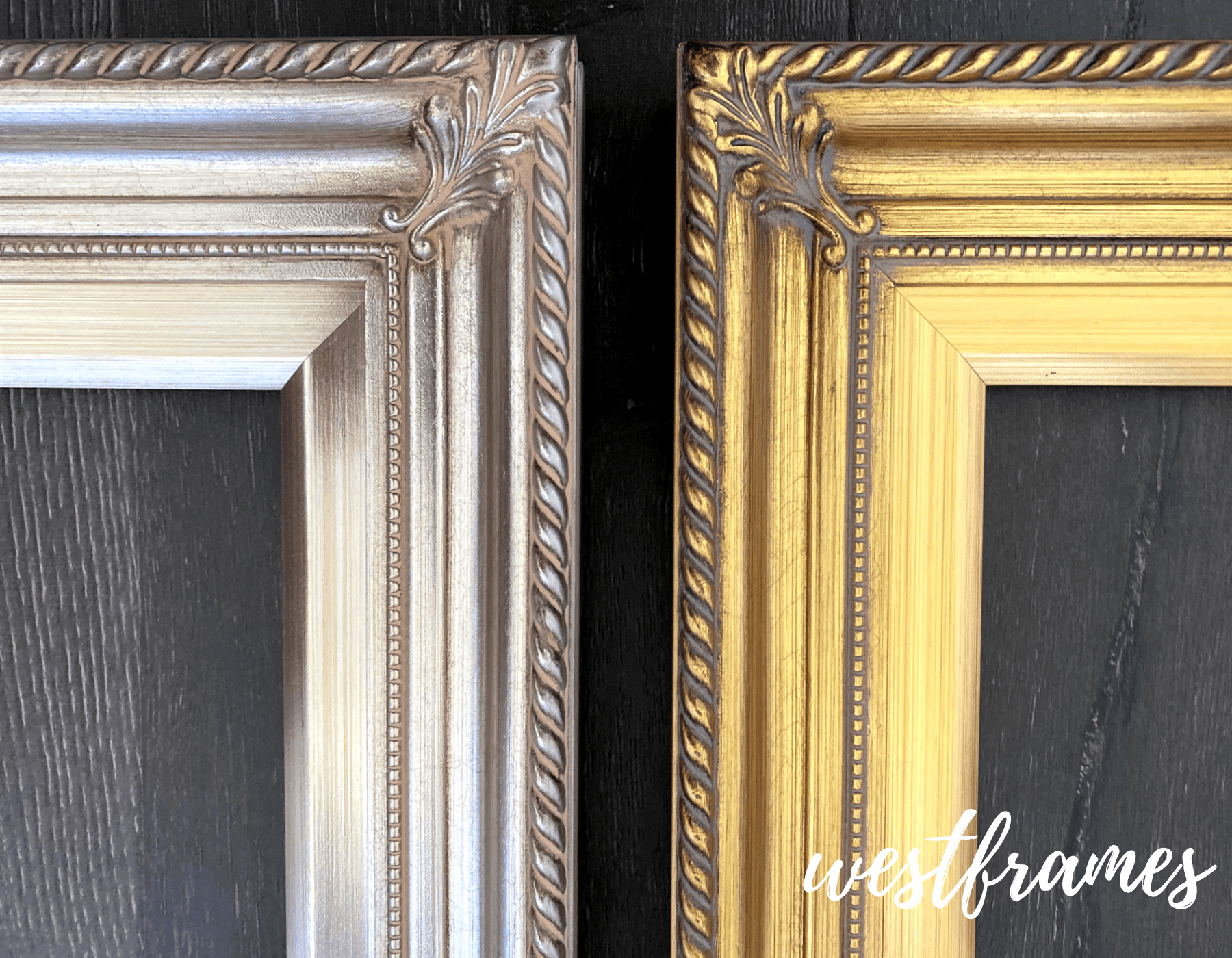Gatsby Antique Gold Leaf Wood Baroque Picture Frame - West Frames