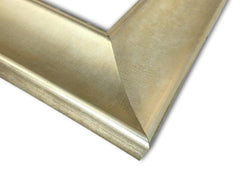 Hugo Modern Contemporary Decorative Scoop Framed Wall Mirror Light Gold Finish - West Frames