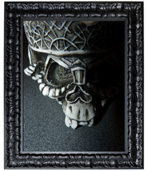 Isabella Vintage Gothic Black Wood Baroque Ornate 3.625 Inch Wide Picture Frame - West Frames