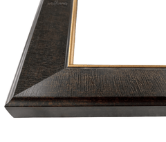 Kennedy Distressed Brown Gold Wall Picture Frame - West Frames
