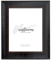 Lodge Rustic Distressed Picture Frame Dark Espresso Walnut - West Frames