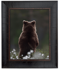 Lodge Rustic Distressed Picture Frame Dark Espresso Walnut - West Frames