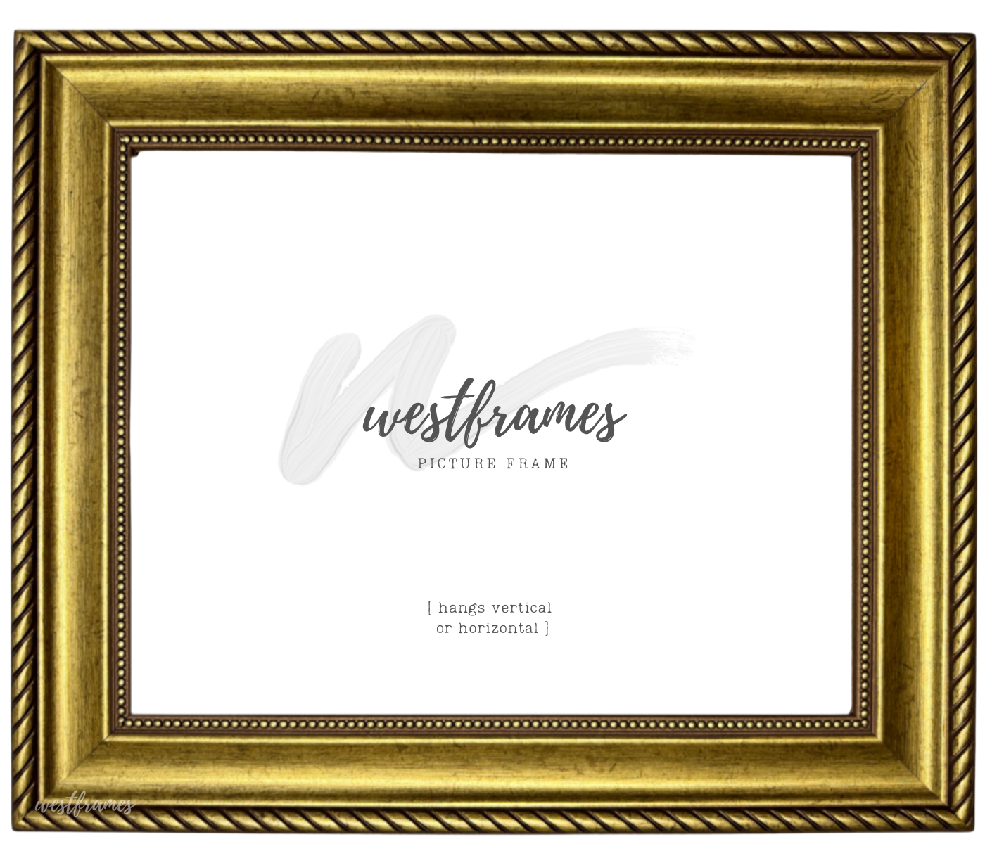 Montana Antique Gold 2.25 Inch Wide Wall Picture Frame - West Frames