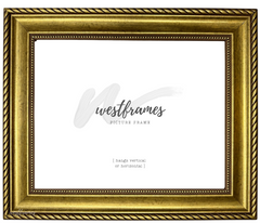 Montana Antique Gold 2.25 Inch Wide Wall Picture Frame - West Frames