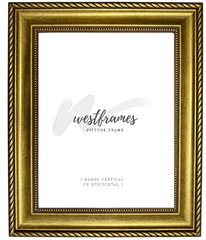 Montana Antique Gold 2.25 Inch Wide Wall Picture Frame - West Frames