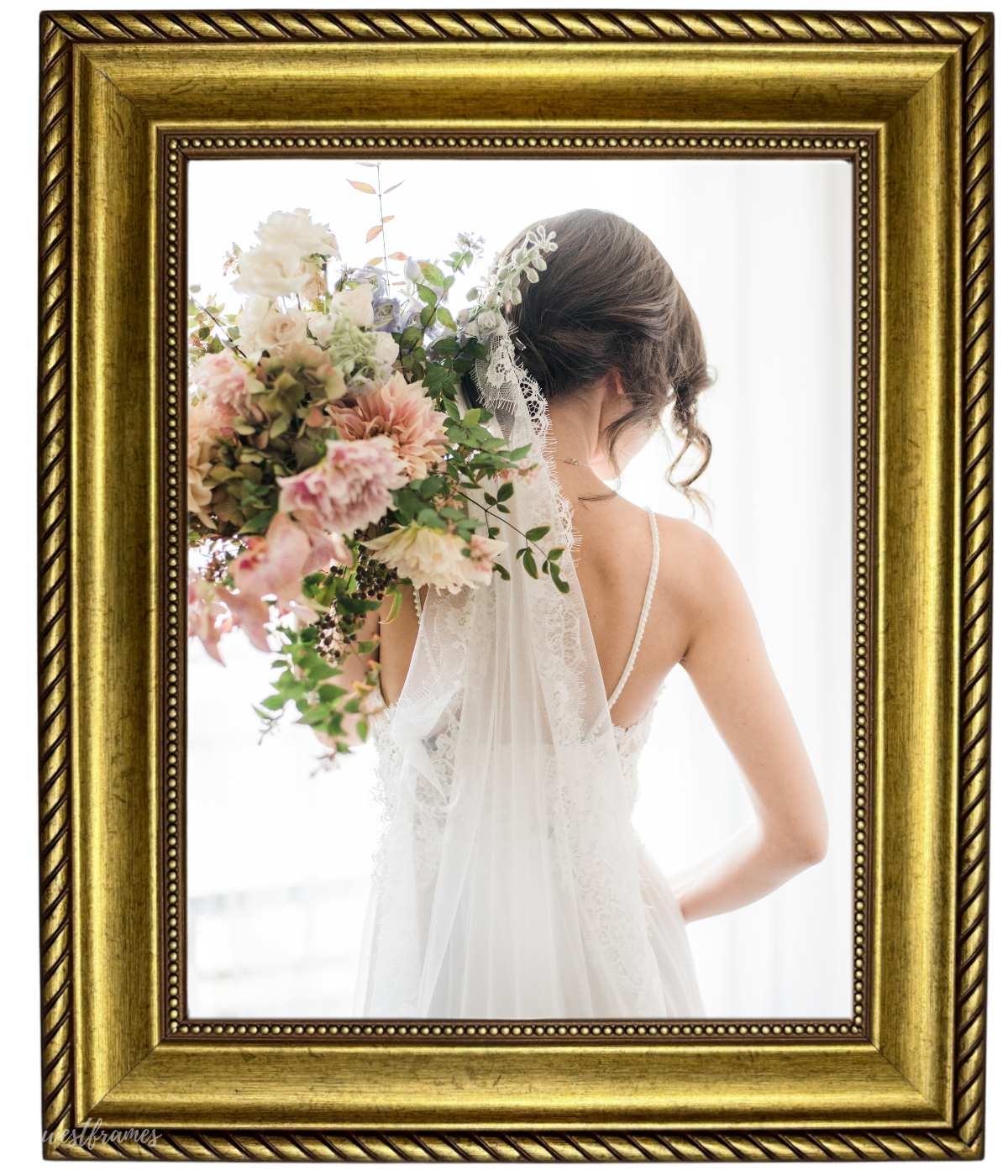 Montana Antique Gold 2.25 Inch Wide Wall Picture Frame - West Frames
