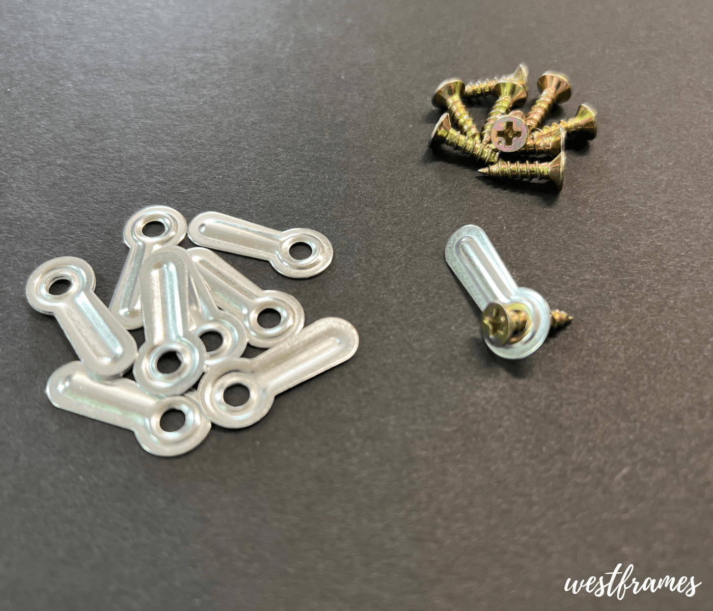 Picture Frame Turn Buttons with Screws - West Frames