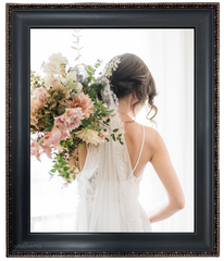 Pierre Vintage Black Ornate Gold 2.25 Inch Wide Wall Picture Frame - West Frames