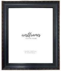 Pierre Vintage Black Ornate Gold Wall Gallery Picture Frame - West Frames