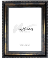 Santino Black Copper Beaded Edge Wall Picture Frame