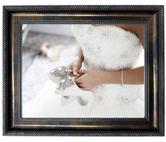 Santino Black Copper Beaded Edge Wall Picture Frame