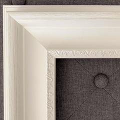 Stella Cottage French Shabby Ornate White Finish Wall Picture Frame - West Frames