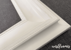 Stella Cottage French Shabby Ornate White Finish Wall Picture Frame - West Frames