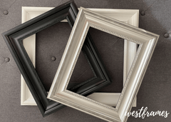 Stella Cottage French Shabby Ornate White Finish Wall Picture Frame - West Frames