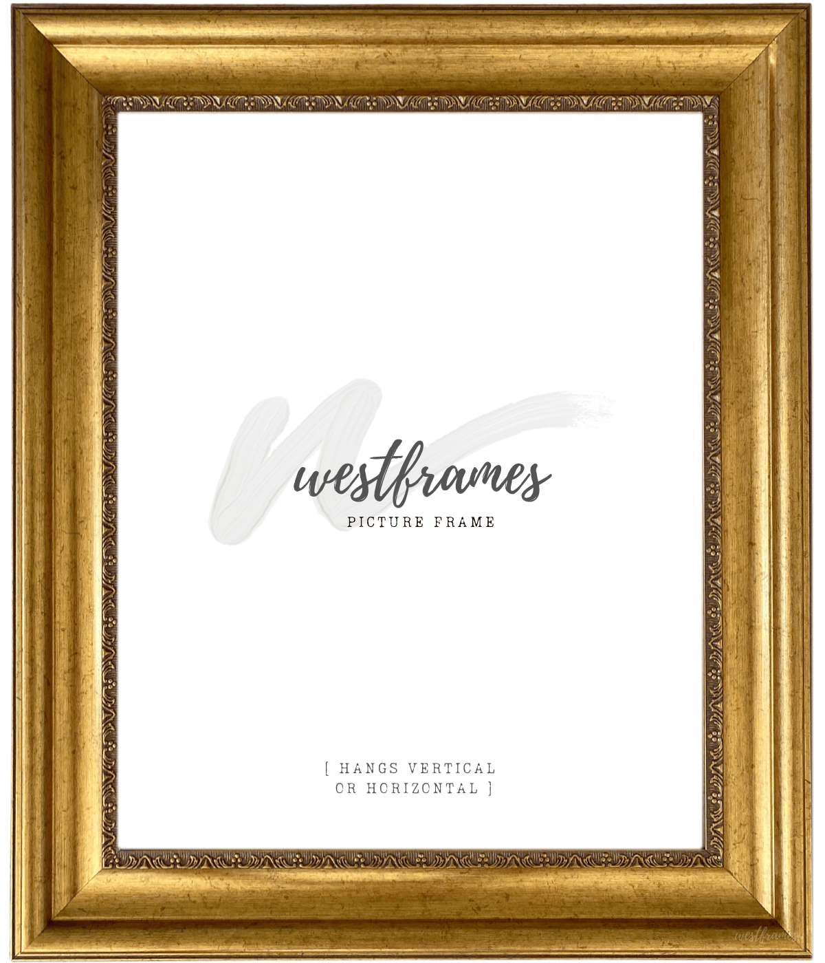 Stella Modern Vintage Gold Ornate Picture Frame - West Frames