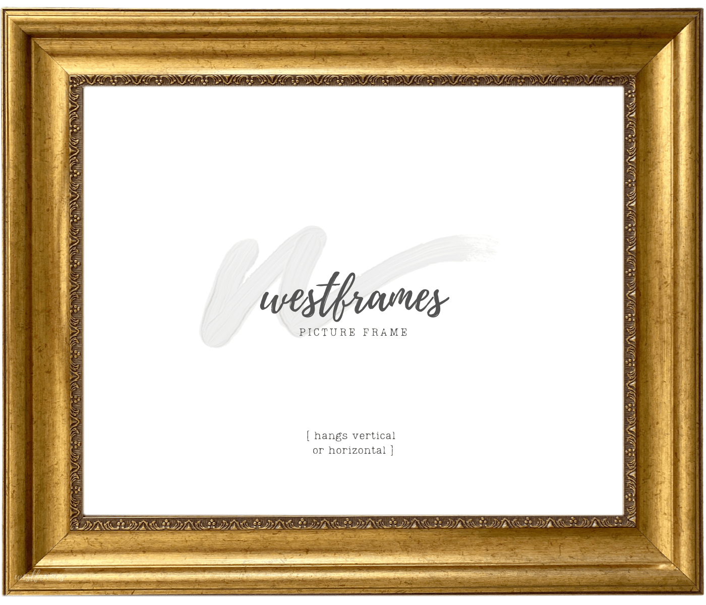 Stella Modern Vintage Gold Ornate Picture Frame - West Frames