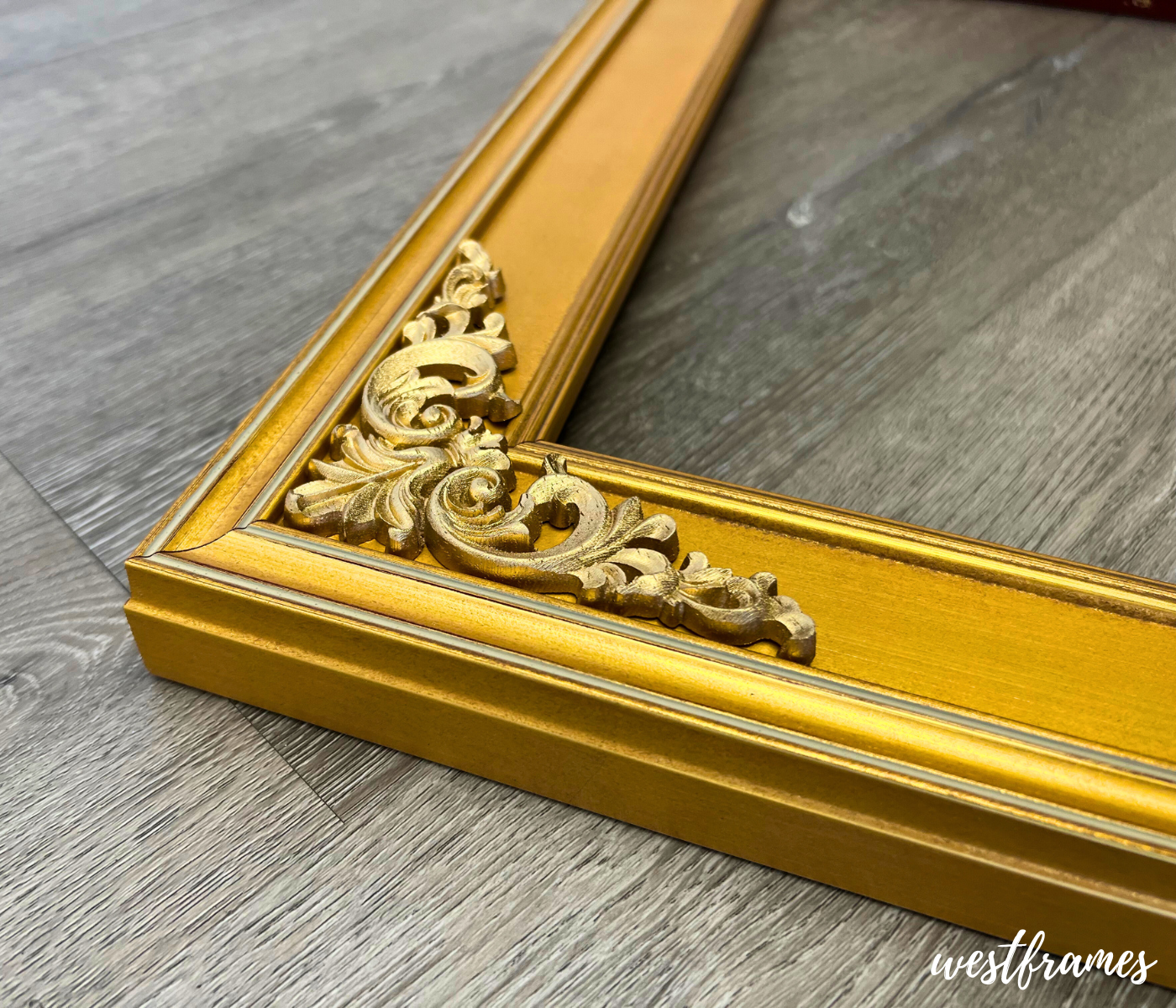 Vintage Gold French Baroque Ornate Wood Gallery Picture Frame - West Frames