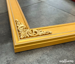 Vintage Gold French Baroque Ornate Wood Gallery Picture Frame - West Frames