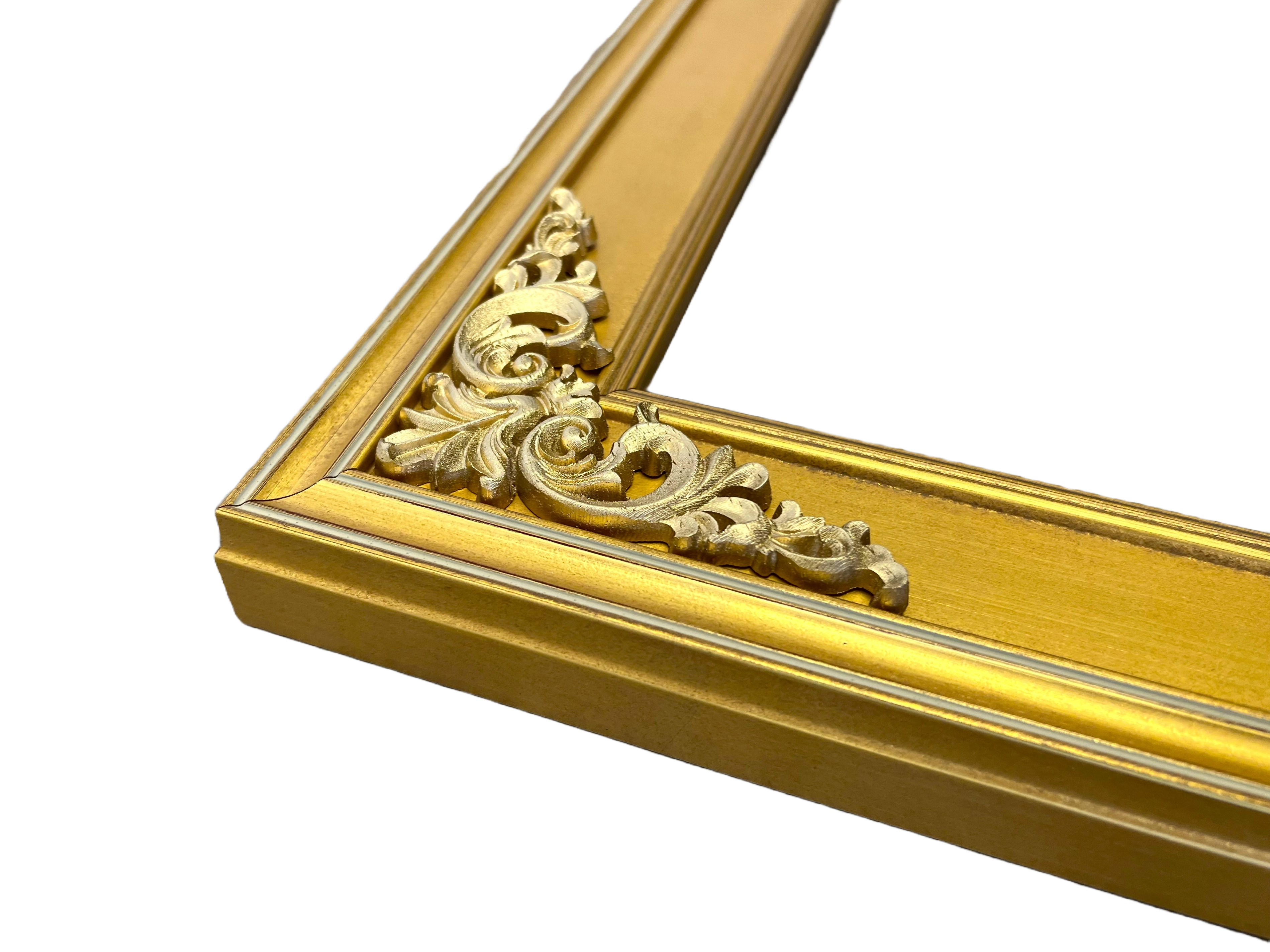 Vintage Gold French Baroque Ornate Wood Gallery Picture Frame - West Frames