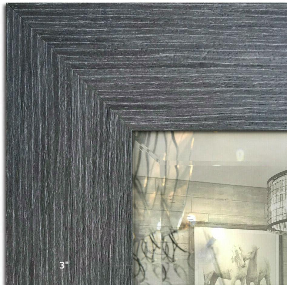 Barn House Rustic Grey Framed Wall Mirror - West Frames